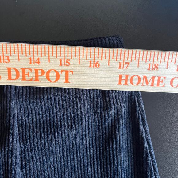 Halara 2-in-1 A Line Mini Skirt Skort XL Black Corduroy Casual Fall Academia NWT - Picture 6 of 8